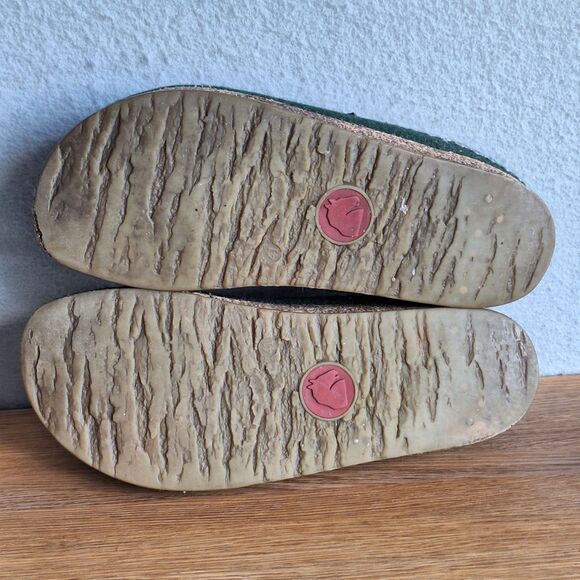 Haflinger Grizzly Torben Men’s Wool Felt Clogs Green EU 41 US 8 Womens 10 main image 6